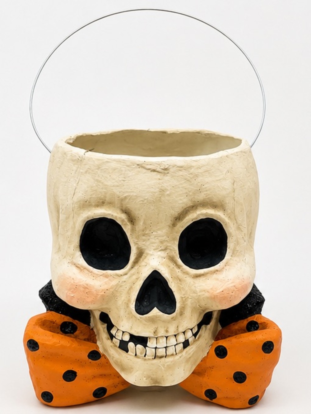 Bethany Lowe Designs Mr. Albert Skully Bucket, Halloween Decor, Fall Decor. NWT